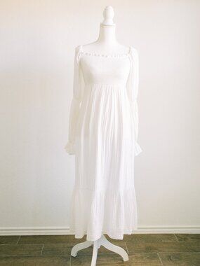 Nothing Fits But White Kiko Dress